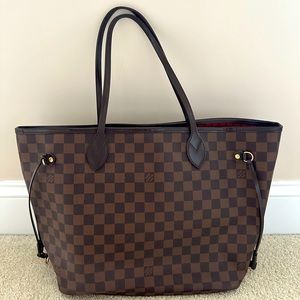 Louis Vuitton Neverfull MM in color cherry, excellent used condition